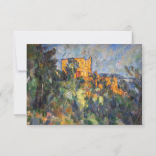 Tarjeta De Agradecimiento Paul Cezanne - Castillo Negro
