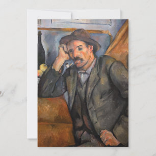 Tarjeta De Agradecimiento Paul Cezanne - El fumador