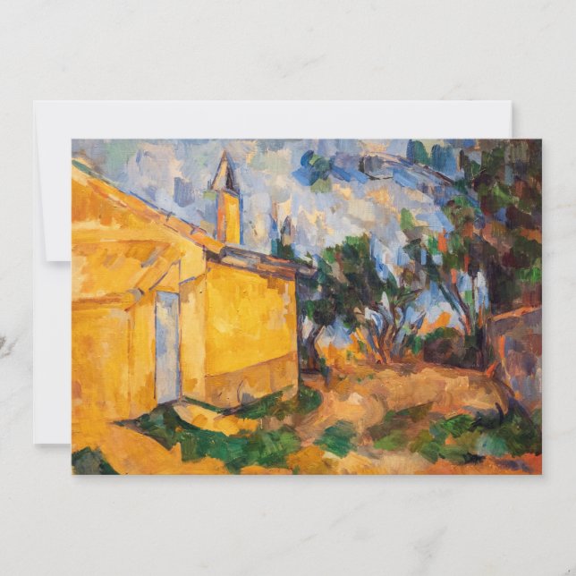 Tarjeta De Agradecimiento Paul Cezanne - Le Cabanon de Jourdan (Anverso)