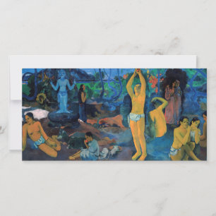 Tarjeta De Agradecimiento Paul Gauguin - ¿De dónde venimos?