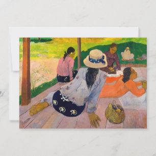 Tarjeta De Agradecimiento Paul Gauguin - La Siesta