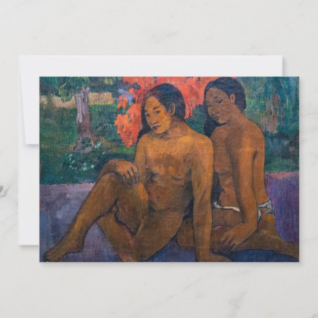 Tarjeta De Agradecimiento Paul Gauguin - Y el oro de sus cuerpos (Anverso)