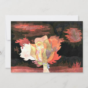 Tarjeta De Agradecimiento Paul Klee, Antes de la Nieve,
