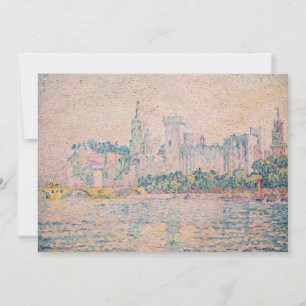Tarjeta De Agradecimiento Paul Signac - Aviñón, Mañana