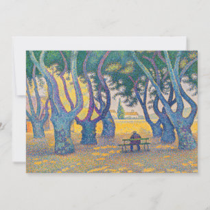 Tarjeta De Agradecimiento Paul Signac - Place des Lices, Saint-Tropez