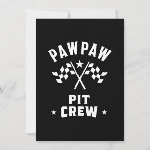 Tarjeta De Agradecimiento PawPaw Pit Crew