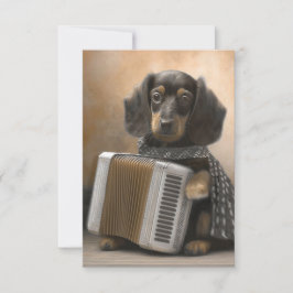 Tarjeta De Agradecimiento Pawsome Polka