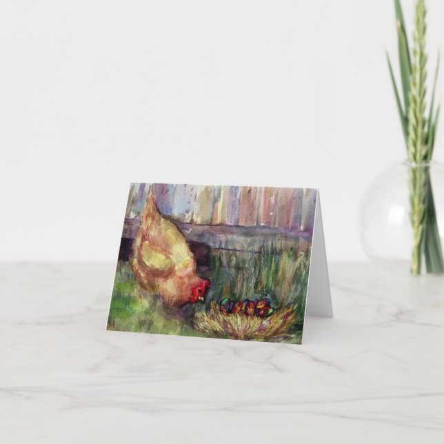 TARJETA DE AGRADECIMIENTO PAZ CHICKEN (Anverso)