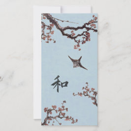 Tarjeta De Agradecimiento Paz de Hokusai