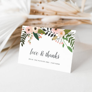 Tarjeta De Agradecimiento Peach Meadow Gracias