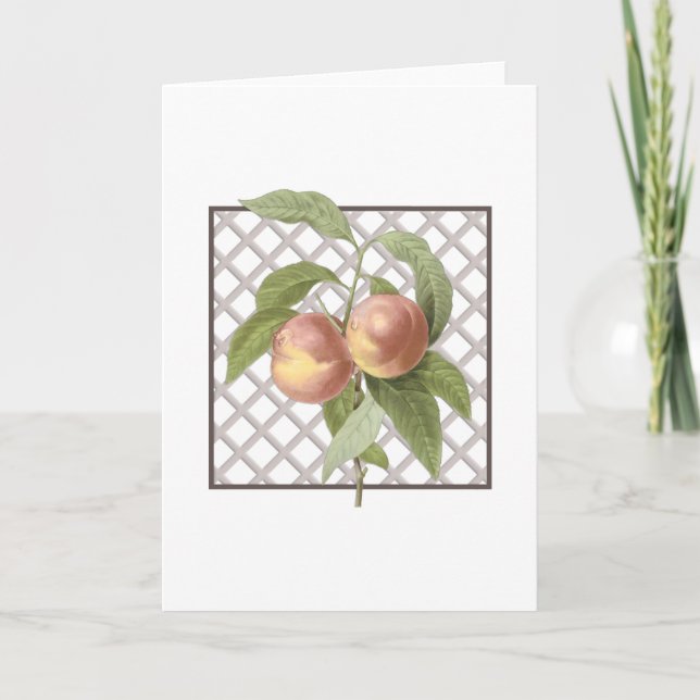 TARJETA DE AGRADECIMIENTO PEACHES (Anverso)