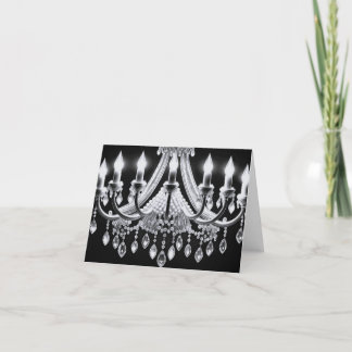 Tarjeta De Agradecimiento Pearl Chandelier