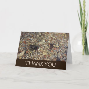 Tarjeta De Agradecimiento Pebbles en la fotografía de la naturaleza de Taylo