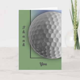 Tarjeta De Agradecimiento Pelota de golf