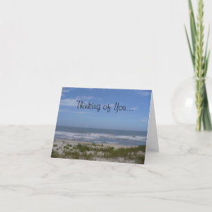 Tarjeta De Agradecimiento Pensamiento en usted…