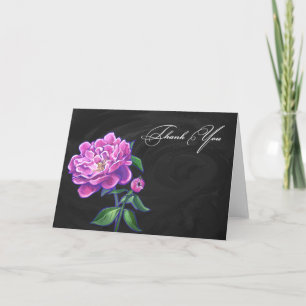 Tarjeta De Agradecimiento Peonies Gracias