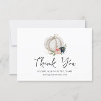 Pequeña Calabaza Está En El Camino De Baby Shower 