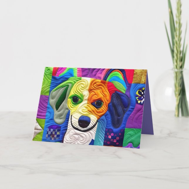 Tarjeta De Agradecimiento Pequeña Caldera De Cachorro Beagle Como Cumpleaños (Anverso)