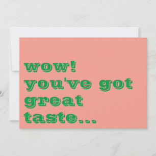 Tarjeta De Agradecimiento Pequeña empresa rosa Kelly Green
