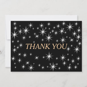 Tarjeta De Agradecimiento pequeñas estrellas lindas