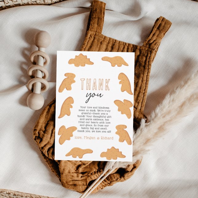 Tarjeta De Agradecimiento Pequeño Baby Shower nugget (Subido por el creador)