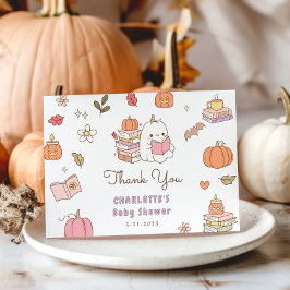 Tarjeta De Agradecimiento Pequeño Boo debe Lilac lindo Baby Shower