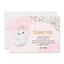 Pequeño Boo Halloween chica fantasma con ducha de 