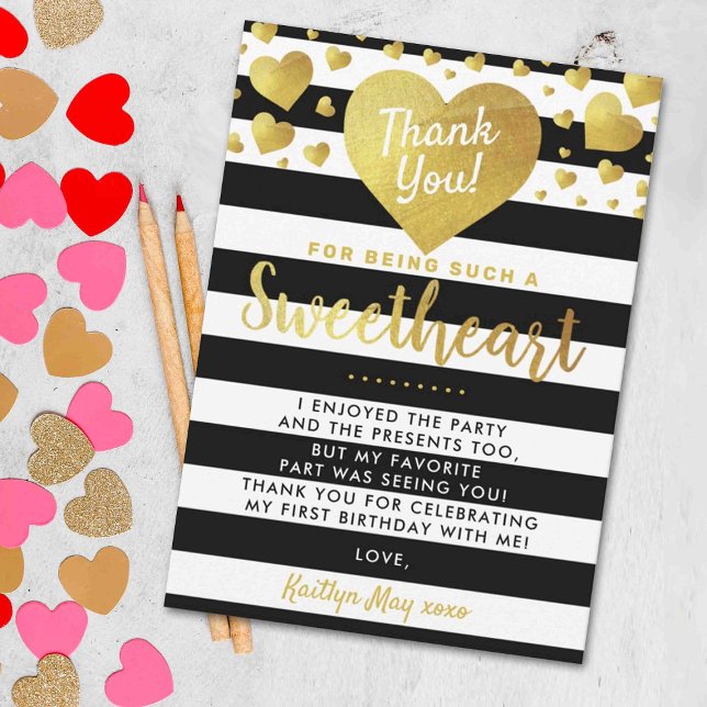 Tarjeta De Agradecimiento Pequeño El día de San Valentín  Cualquier cumpleañ (Subido por el creador)