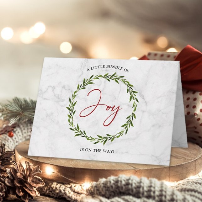 Tarjeta De Agradecimiento Pequeño Grupo De Navidades De Alegría Baby Shower (Subido por el creador)