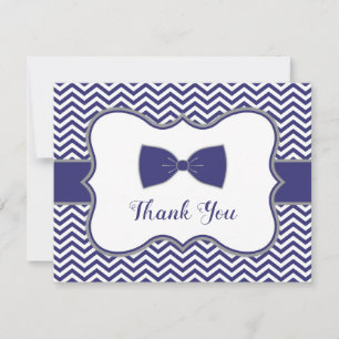 Tarjeta De Agradecimiento Pequeño hombre dobla la navaja gris Baby Shower gr