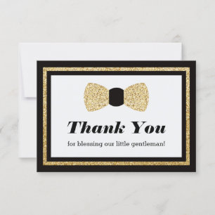 Tarjeta De Agradecimiento Pequeño hombre gracias tarjeta, negro falso Purpur