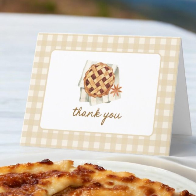 Tarjeta De Agradecimiento Pequeño portazo Baby Shower plegado (Subido por el creador)