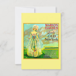 Tarjeta De Agradecimiento Pequeño Poster viejo de Nueva York