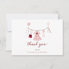 Tarjeta De Agradecimiento Pequeño querido Personalizado de San Valentín de B