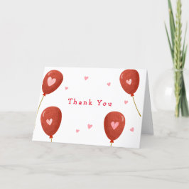 Tarjeta De Agradecimiento Pequeño y simple Baby Shower