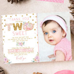 Tarjeta De Agradecimiento Pequeños Chicas de calabaza Foto de cumpleaños 2<br><div class="desc">Diga gracias con estilo con estas tarjetas de agradecimiento de 2º cumpleaños. La foto de plantilla y la redacción son fáciles de personalizar y su familia y amigos estarán encantados cuando reciban estas fabulosas gracias.</div>