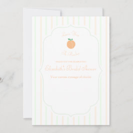 Tarjeta De Agradecimiento Perfecta Novia Melocotón Fiesta de Despedida de So