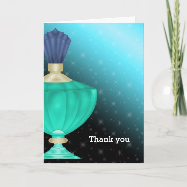 Tarjeta De Agradecimiento Perfume (Anverso)