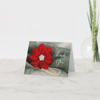 Perlas de Poinsettia en la dama de honor verde gra
