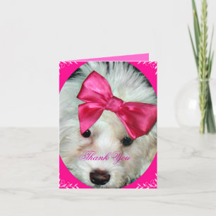Tarjeta De Agradecimiento Perrito Love_