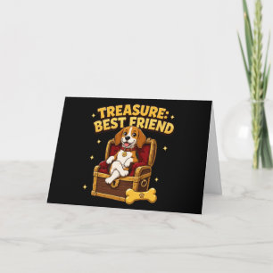Tarjeta De Agradecimiento Perro Beagle Mejor Amigo Tesoro