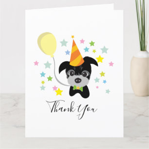 Tarjeta De Agradecimiento perro, cachorro,