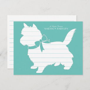 Tarjeta De Agradecimiento Perro de Cairn Terrier