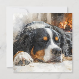 Tarjeta De Agradecimiento Perro de montaña bernés