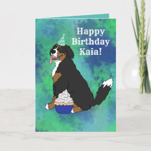 Tarjeta De Agradecimiento Perro de montaña Bernese
