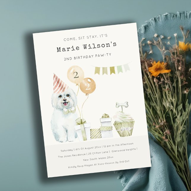 Tarjeta De Agradecimiento Perro de óxido verde lindo cualquier fiesta de cum (Subido por el creador)