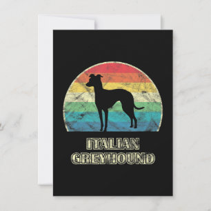 Tarjeta De Agradecimiento perro estilo grisón de italia