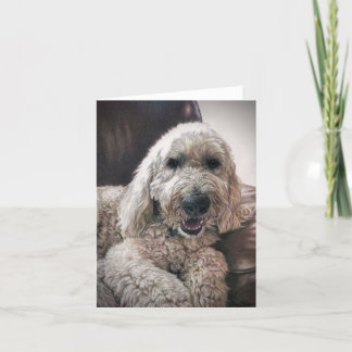 Tarjeta De Agradecimiento Perro garabato