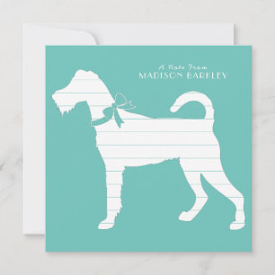Tarjeta De Agradecimiento Perro Terrier Irlandés
