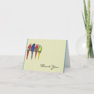 Tarjeta De Agradecimiento Perros Tropicales Gracias
